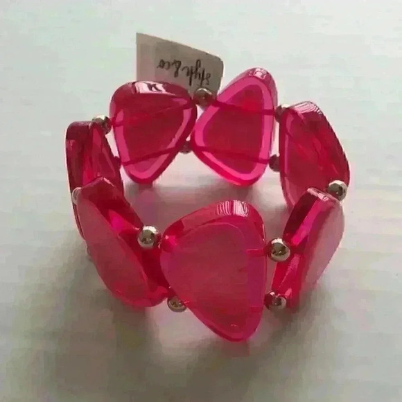 Style new Bead Resin Stone Stretch Bracelet - Picture 5 of 8